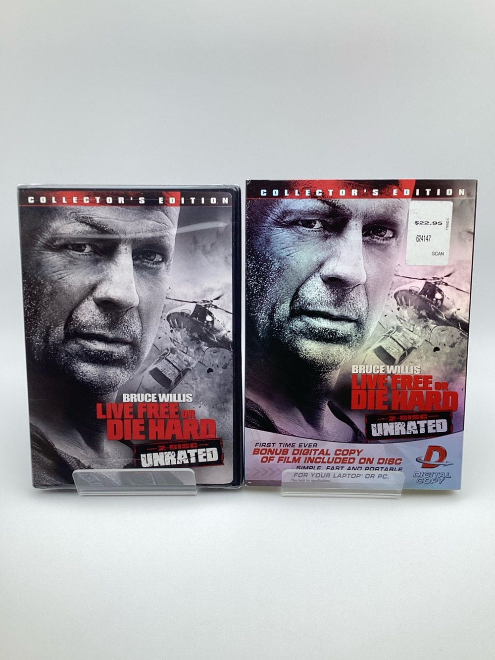 Live Free or Die Hard 2007 Collector's Edition 2-Disc Unrated DVD - Bruce Willis